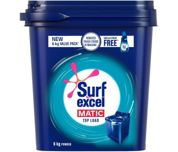 SURF EXCEL MATIC TOP LOAD DETERGENT POWDER 6KG